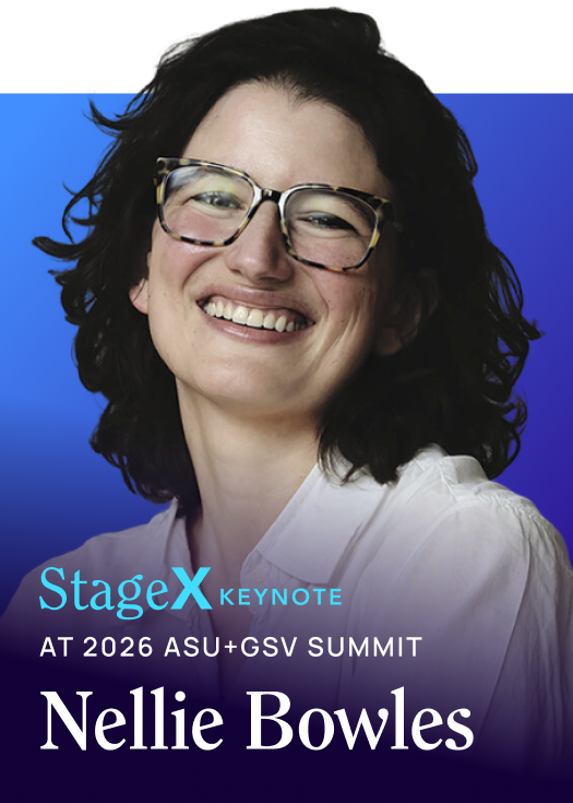 Nellie Bowles at ASU+GSV Summit 2026.