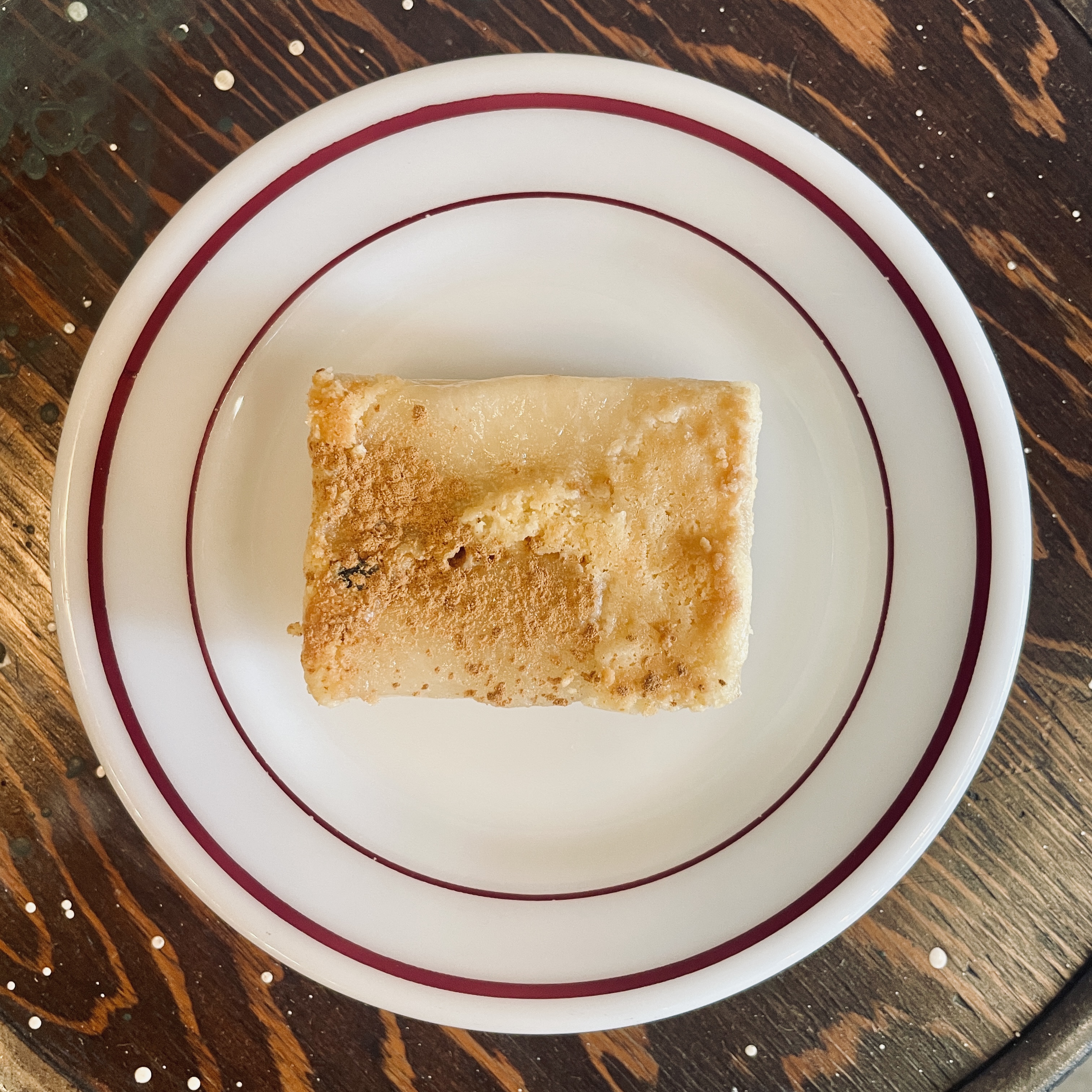 梨とパッションフルーツアップサイドダウンケーキ