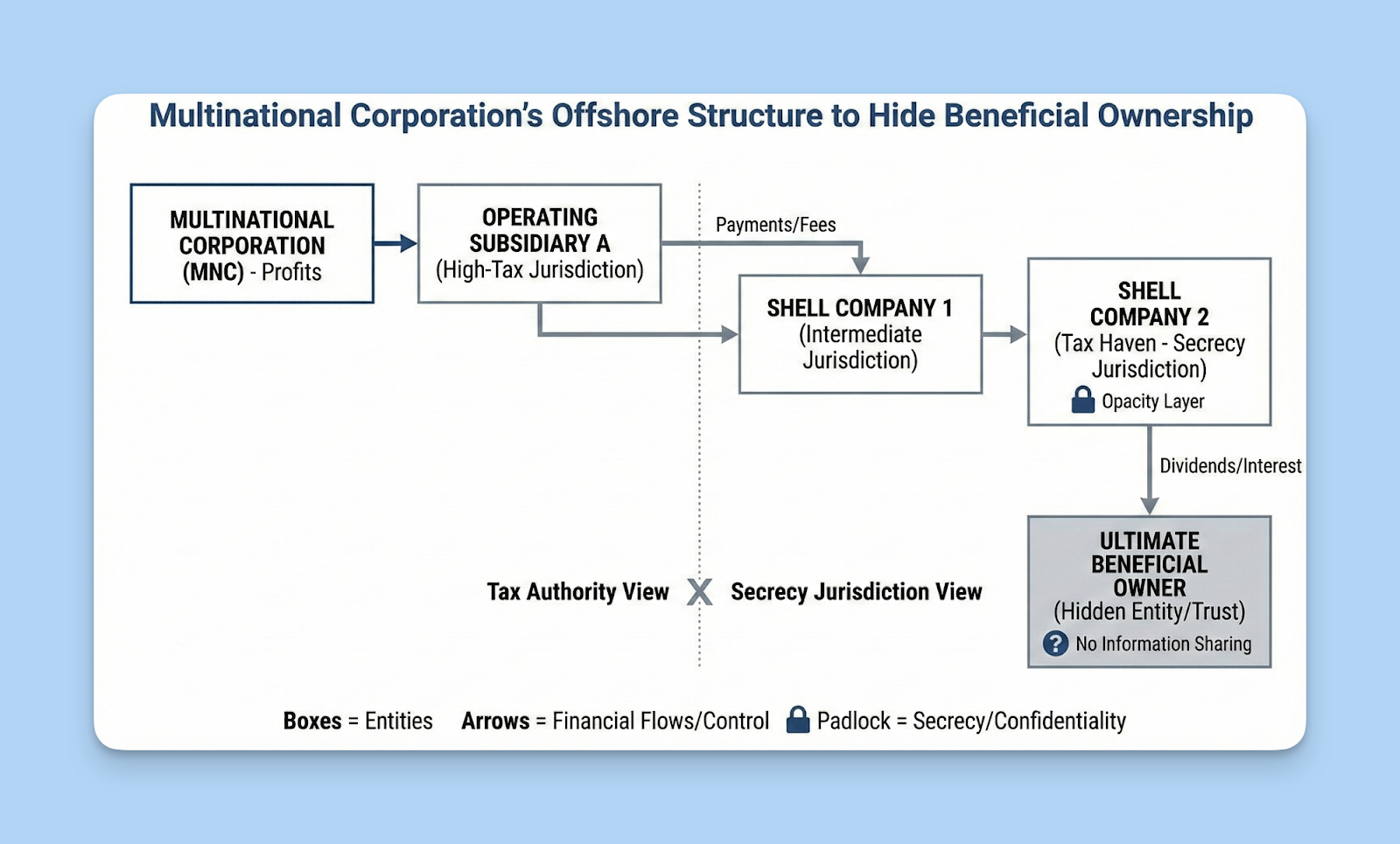MNC Offshore Structure to Hide Beneficial Ownership