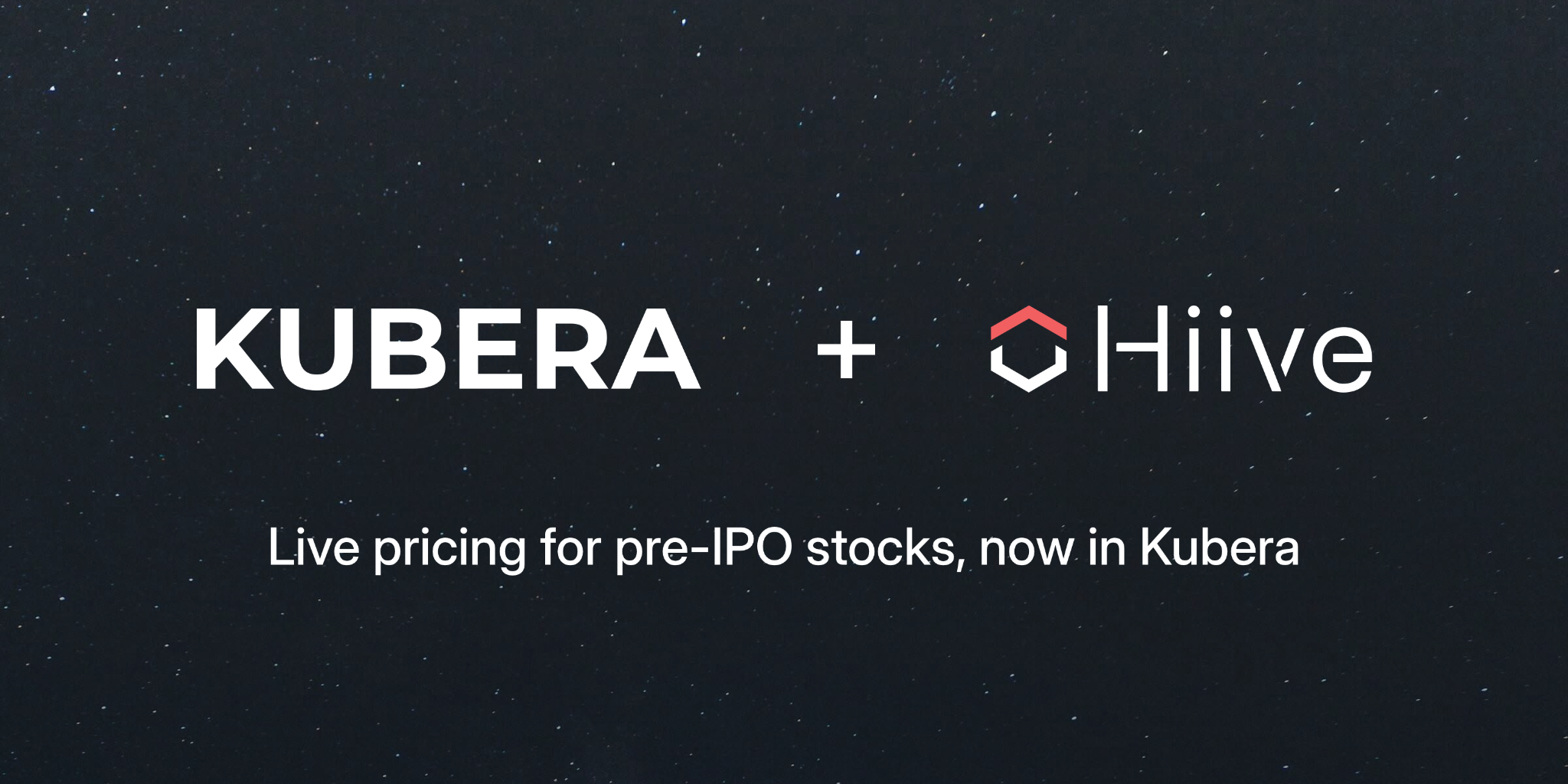 Pre-IPO stock tracking in Kubera