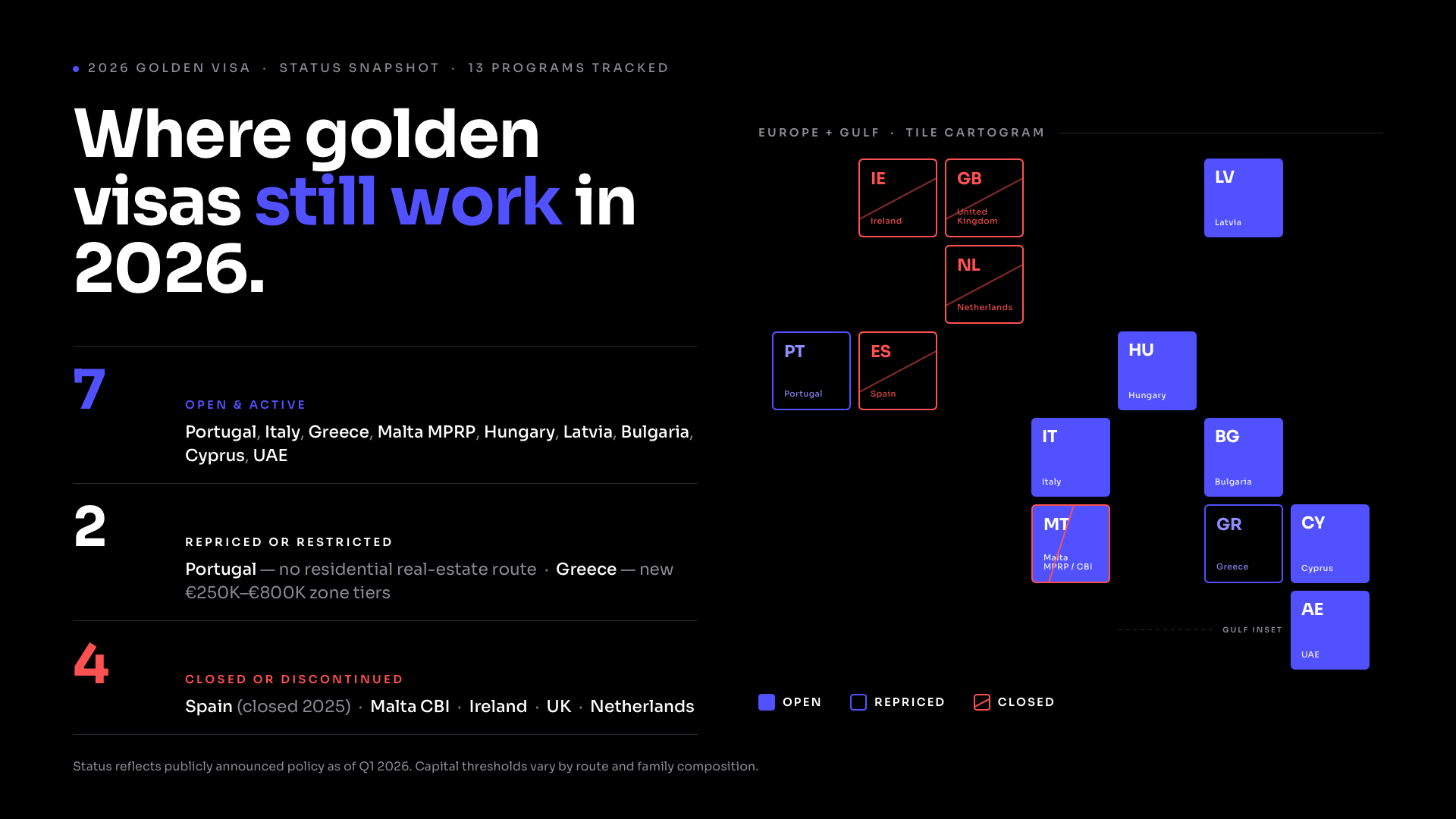 2026 Golden Visa Map