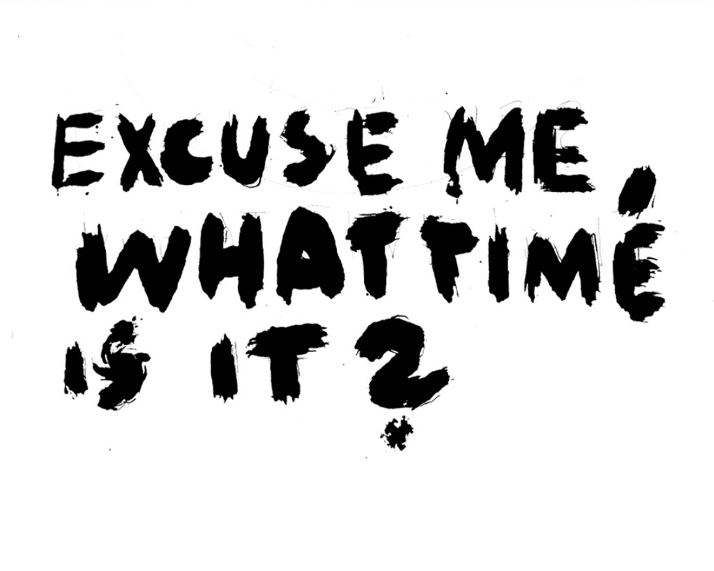 Vernissage: Peter Brown – What time is it?