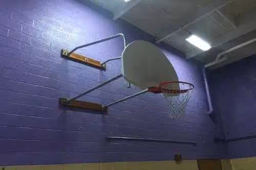 wall mounted basketball hoop installation