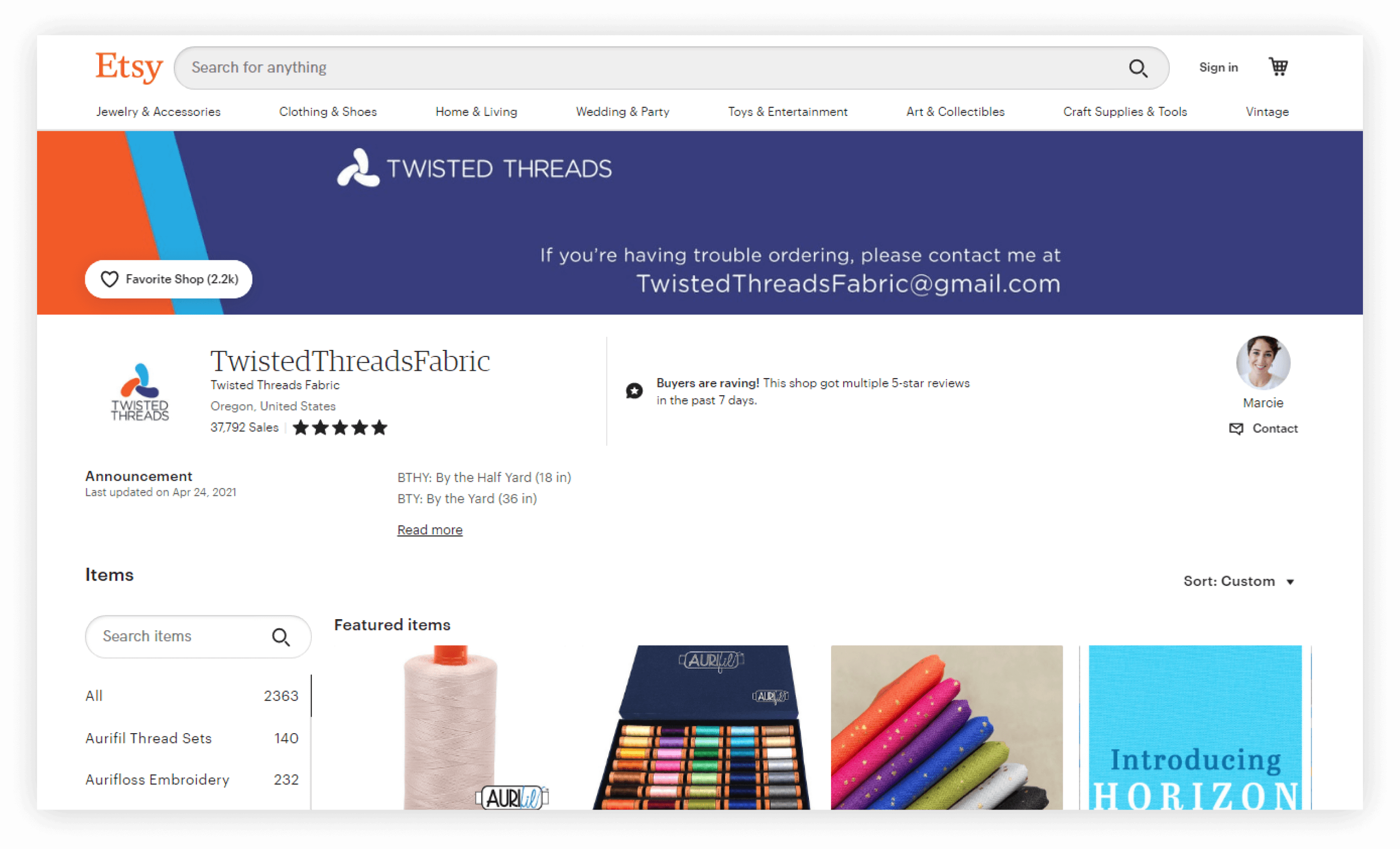 Twisted Threads Fabric