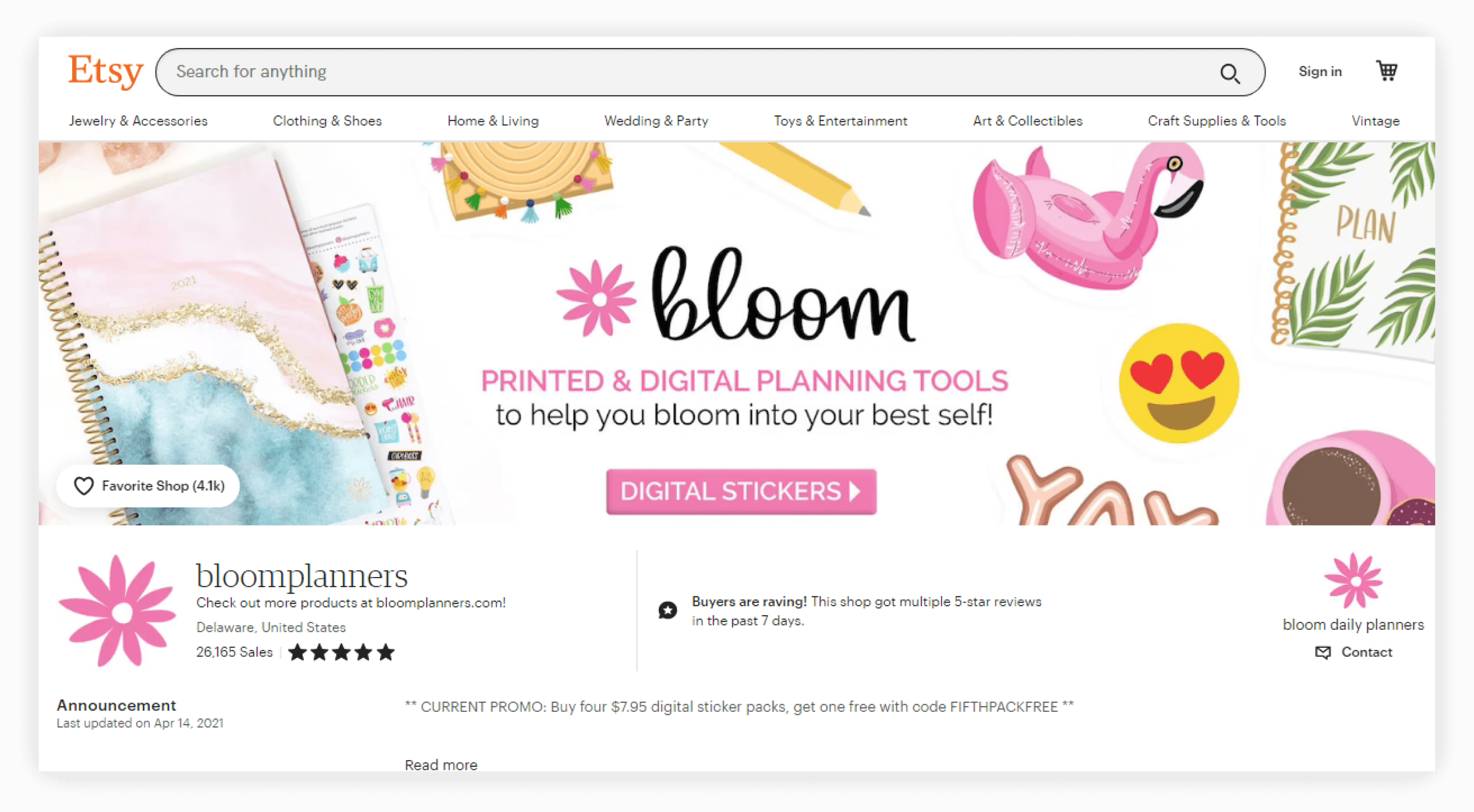 Bloom Planners