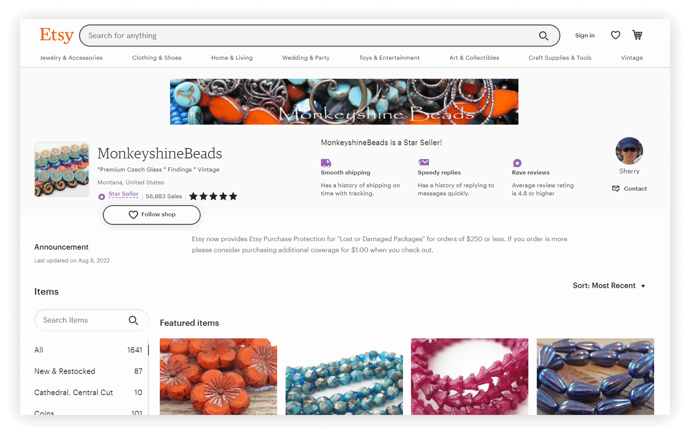 Monkeyshine Beads