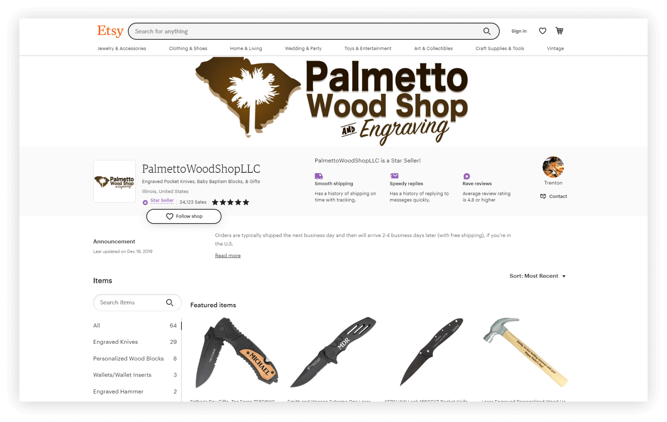 Palmetto Wood Shop LLC