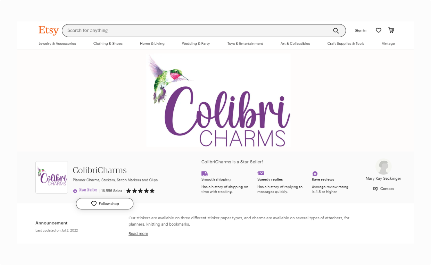 ColibriCharms