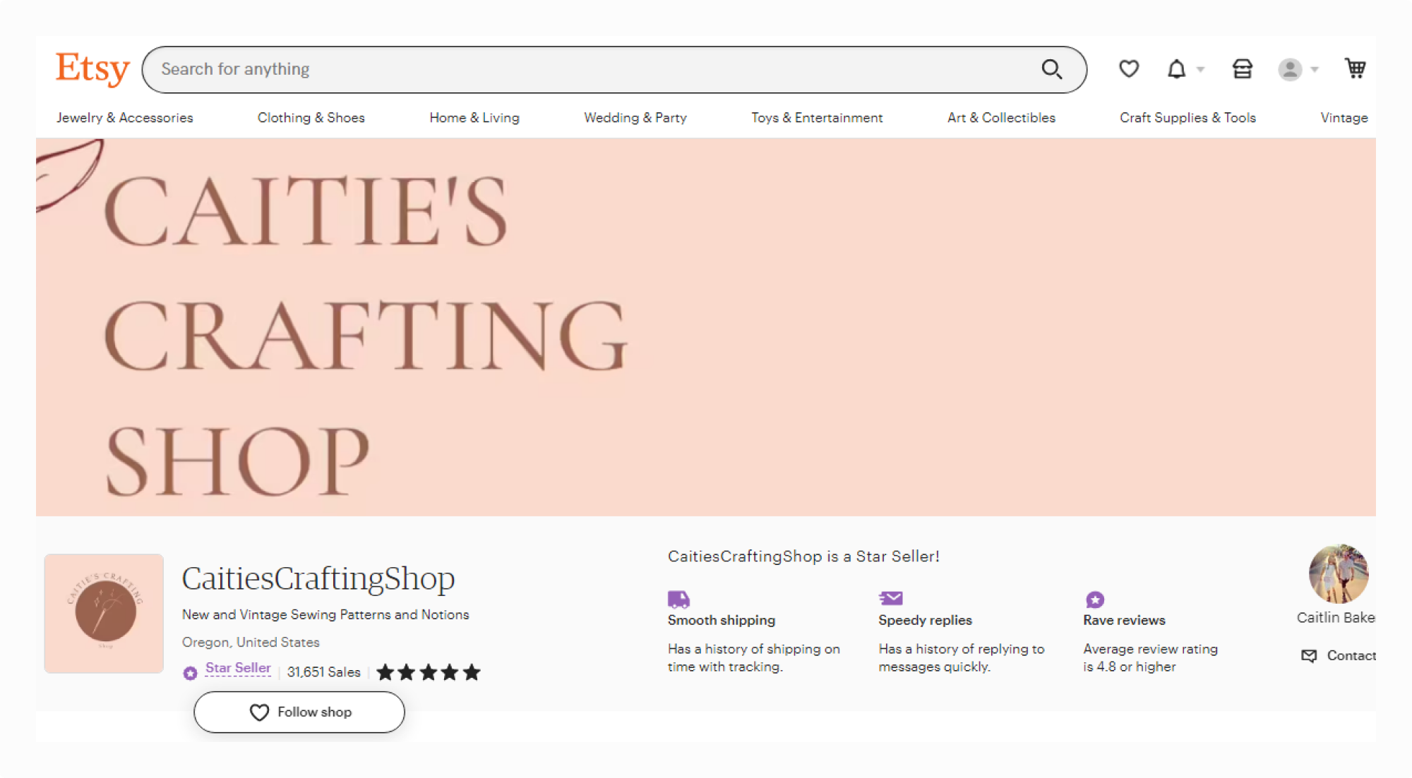 CaitiesCraftingShop
