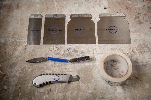 Tools to Patch Acoustical Plaster
