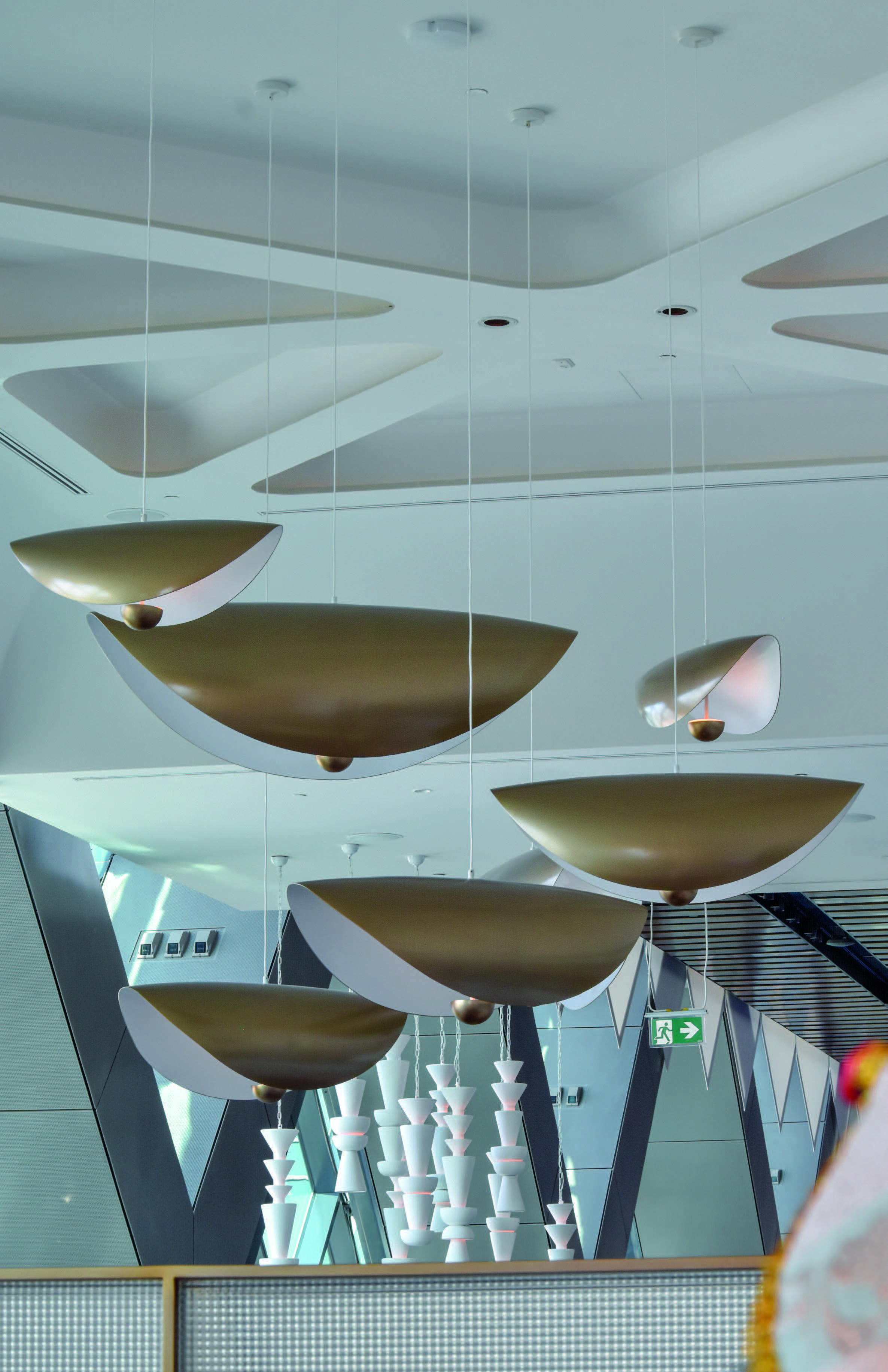 Acoustical Plaster on Complex Ceiling with Recesses