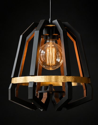 Aurelius handcrafted sculptural pendant