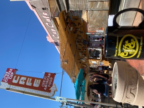 the coffee cup cafe with a hard cup