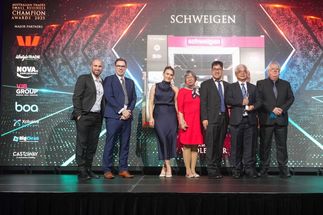 Schweigen Wins Best Wholesaler at the Australian Trades Small Business Champion Awards 2025 🏆

We are proud to announce that Schweigen has 
