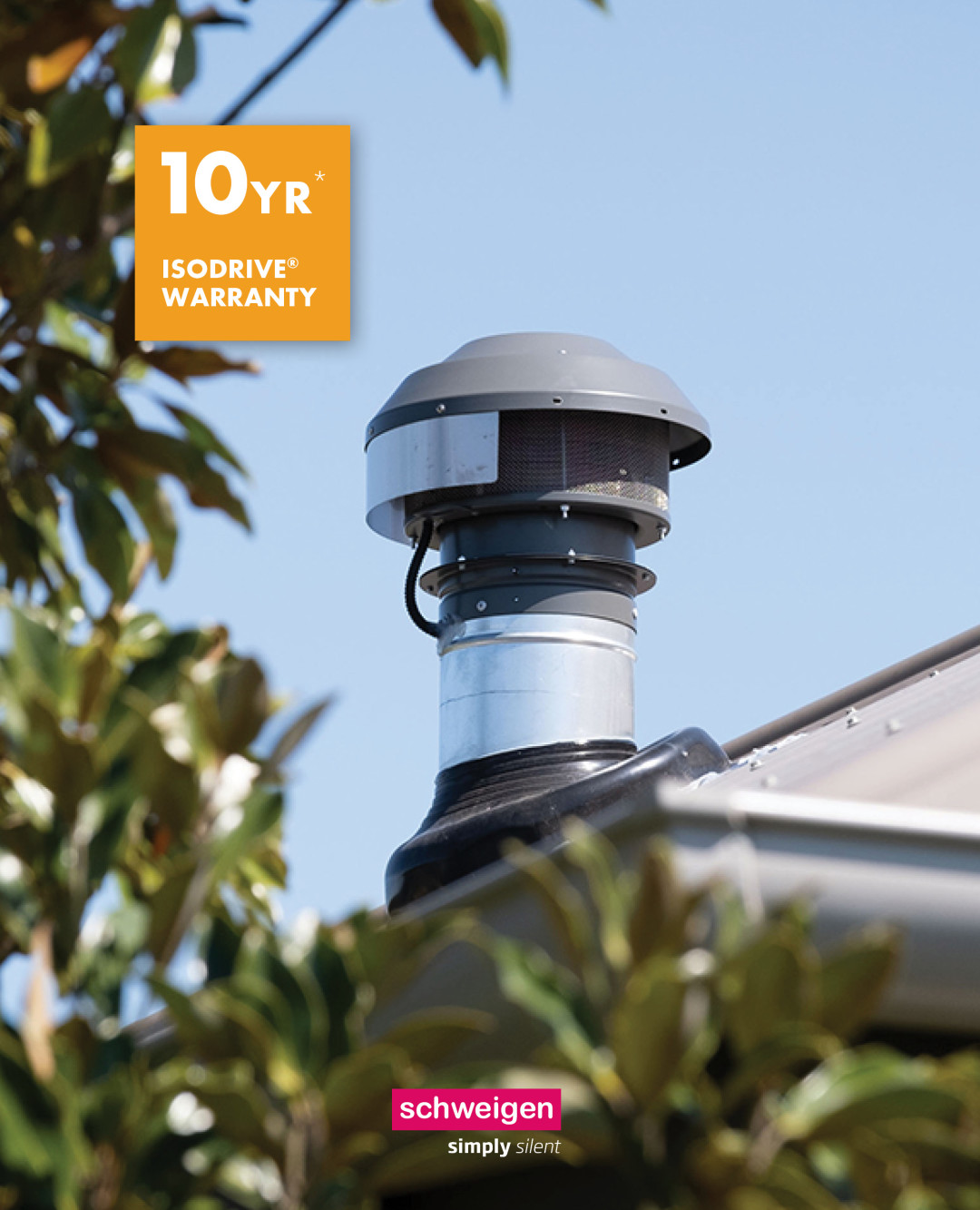 Power you can trust. Silence you can enjoy.

Every Schweigen silent rangehood comes with a 10-year Isodrive® motor warranty — proof of our c