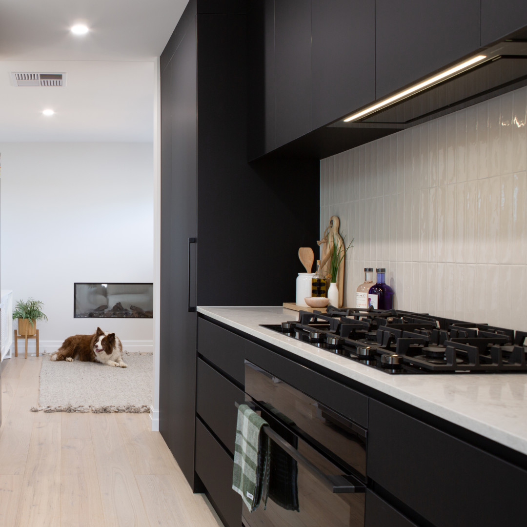 Opulence, engineered for quiet. ✨ 

This 1970s double-storey home was reimagined from the ground up—pairing soft pastels with striking dark 