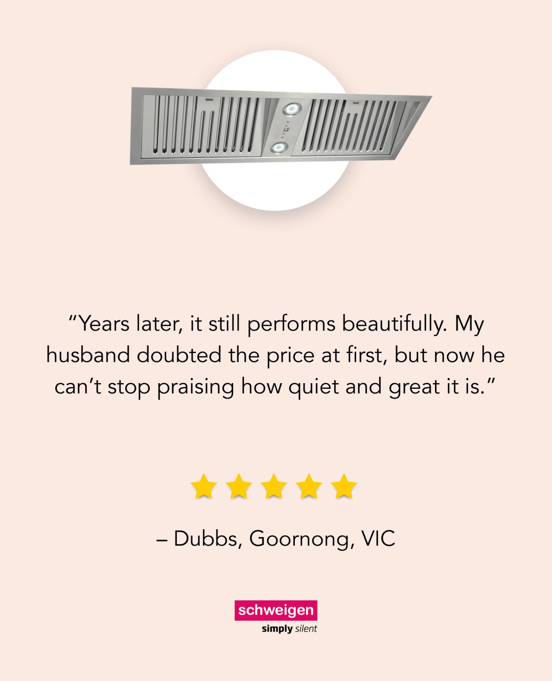 A silent performer that wins everyone over. ✨

Even the skeptics become fans once they experience the quiet power of Schweigen UM-9S— year a