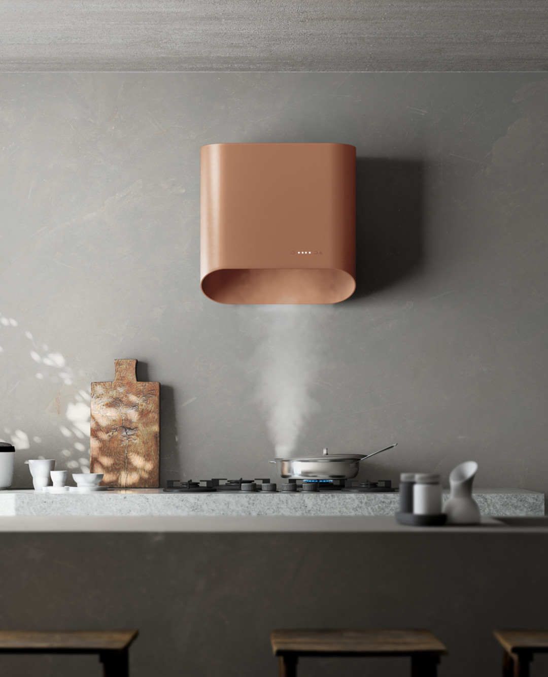 Soft curves. Warm tones. Statement design 🤎✨

The Schweigen Harmonia in Terracotta blends sculptural beauty with powerful silent extraction