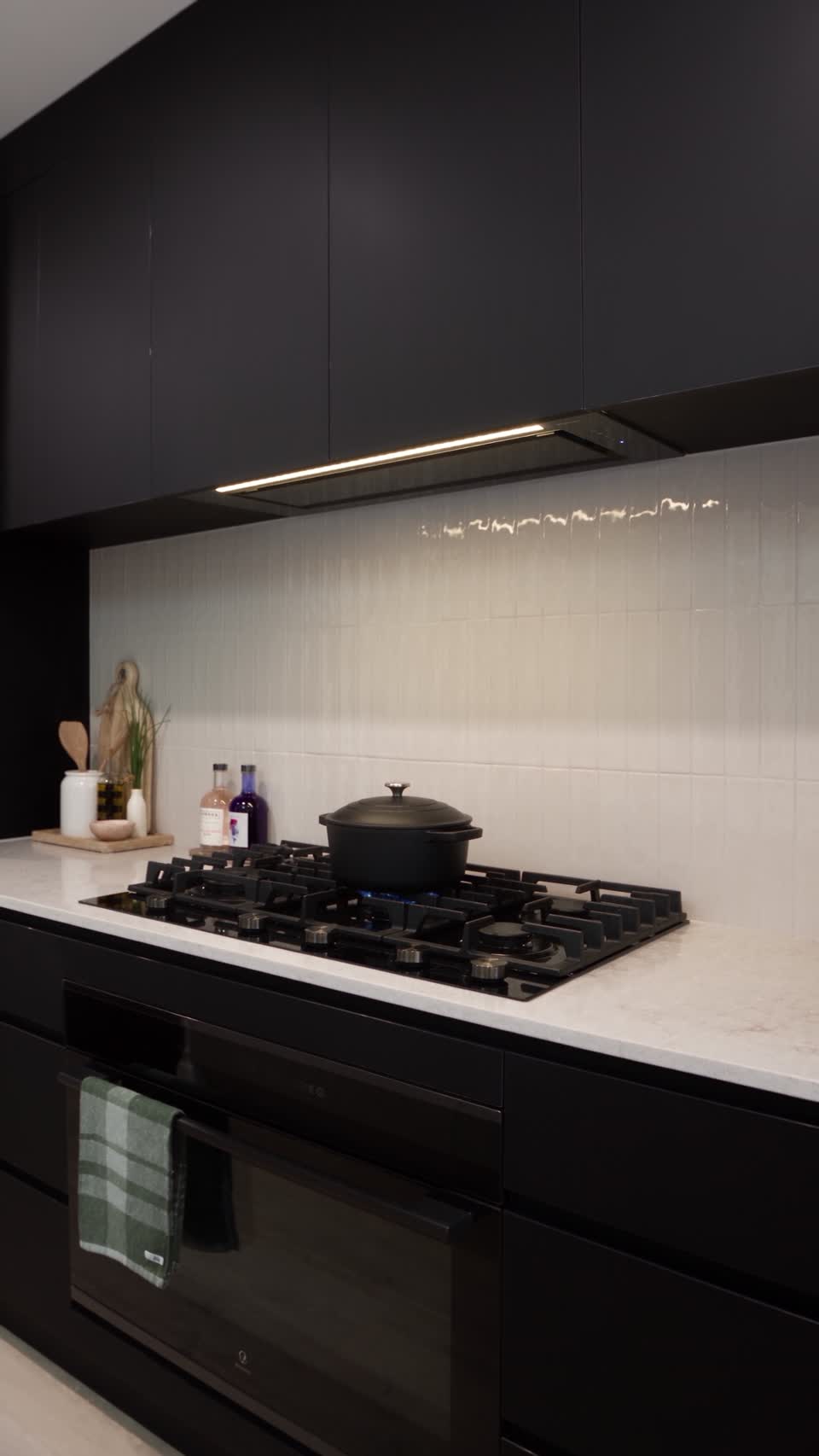 Designed to disappear. Engineered to perform. ✨

Seamlessly integrated into the dark cabinetry of the stunning Emerton Opulence kitchen, the