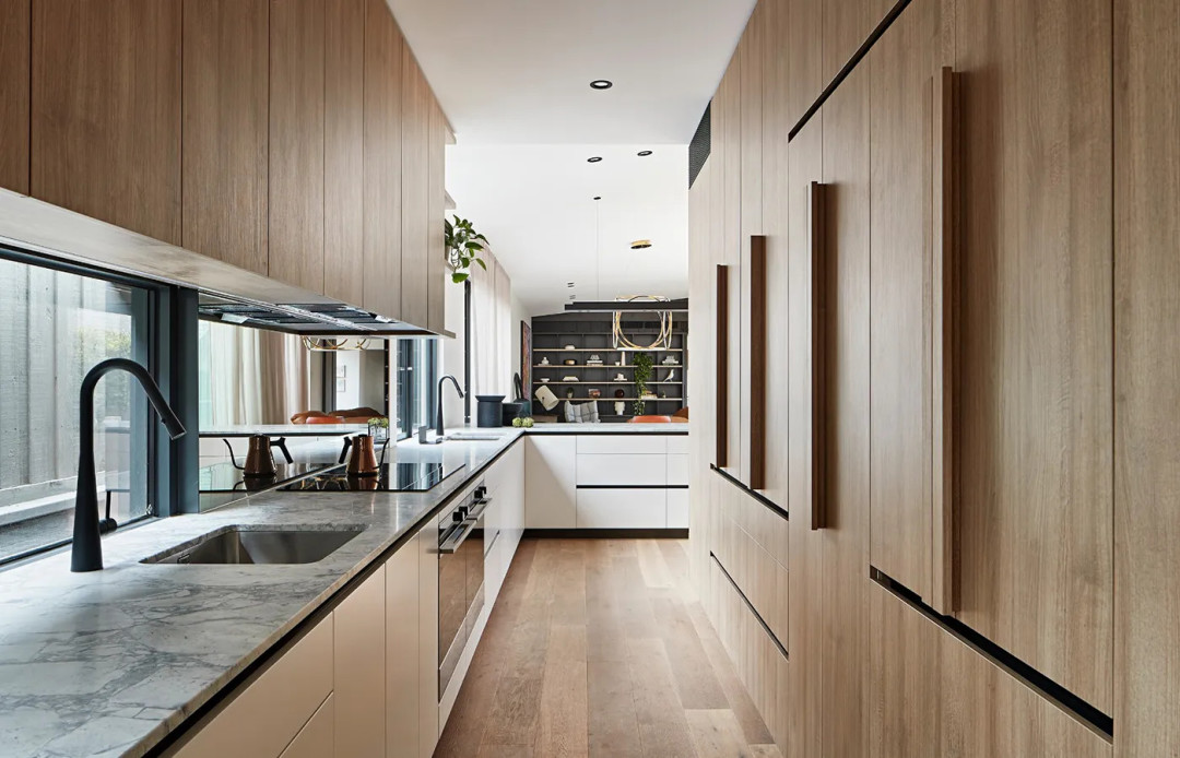 Good design makes every centimetre count. 

Revisiting this clever transformation, where considered joinery, warm timber and beautiful stone