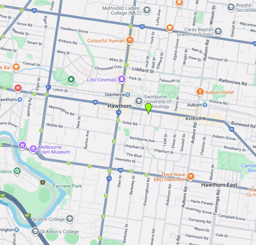 Map of BaxClean headquarters