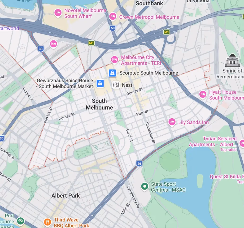 Map of BaxClean headquarter