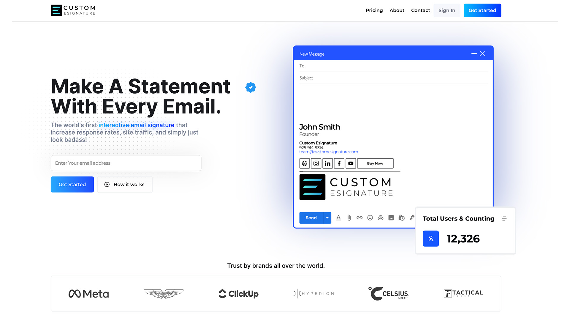 Custom Esignature | The Worlds First Interactive Email Signature Generator