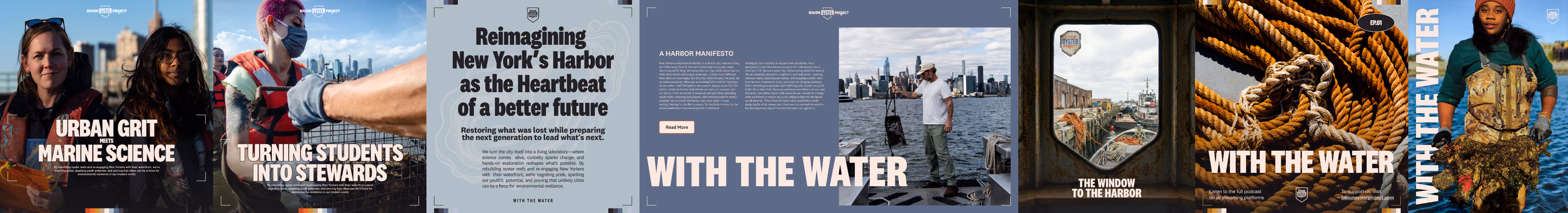 Winning stylescape, part 1: posters and spreads such as ‘Urban grit meets marine science’ and ‘With the water’
