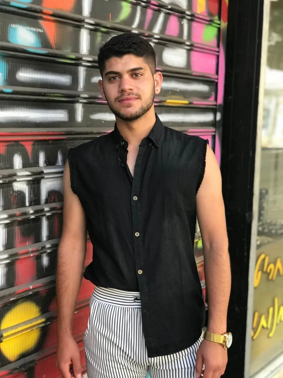 אדריאן, במקור מחברון שהצליח להימלט לקנדה. צילום באדיבות המצולם