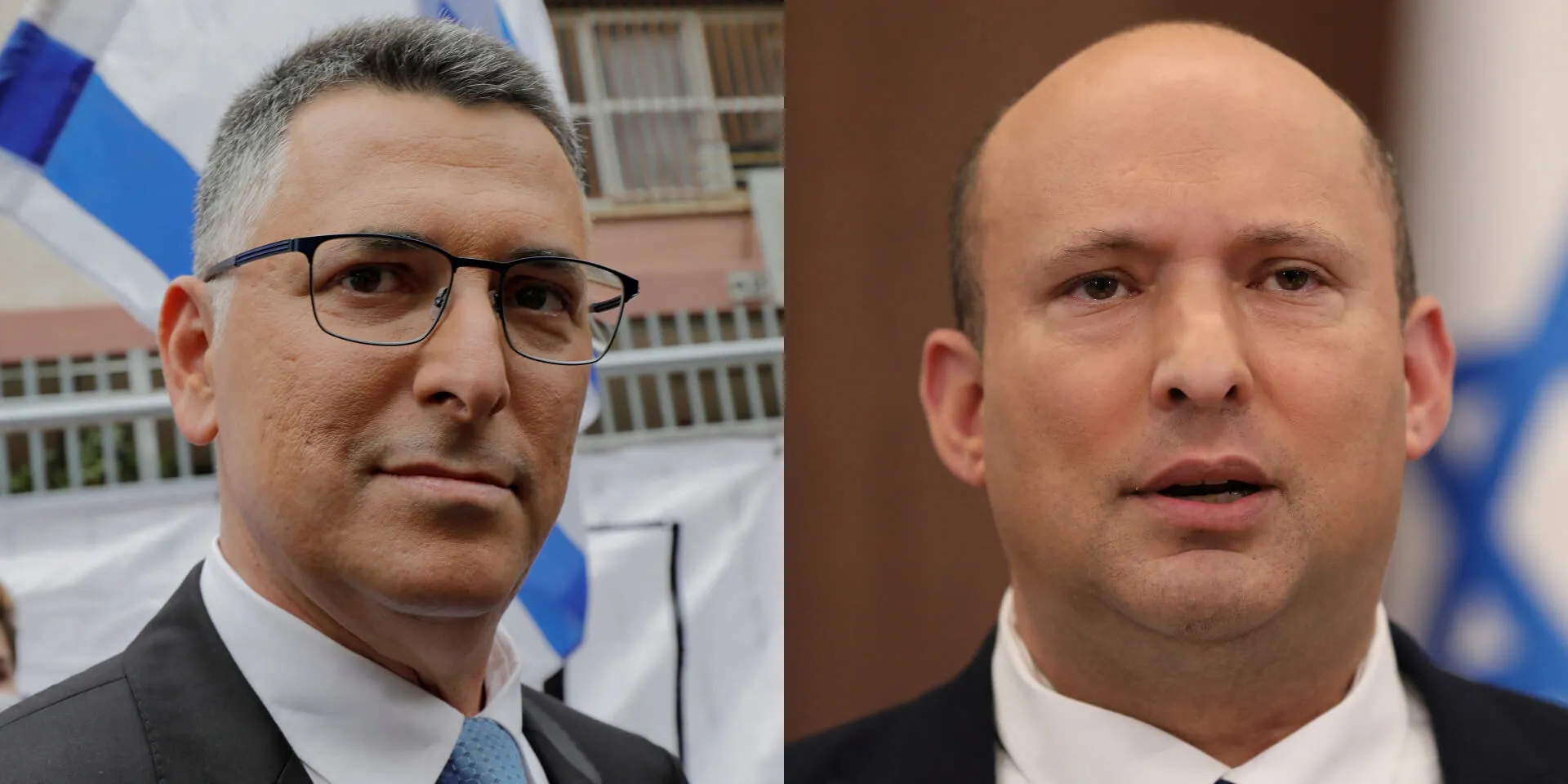 ראש הממשלה בנט (מימין) ושר המשפטים סער. צילומים: רויטרס