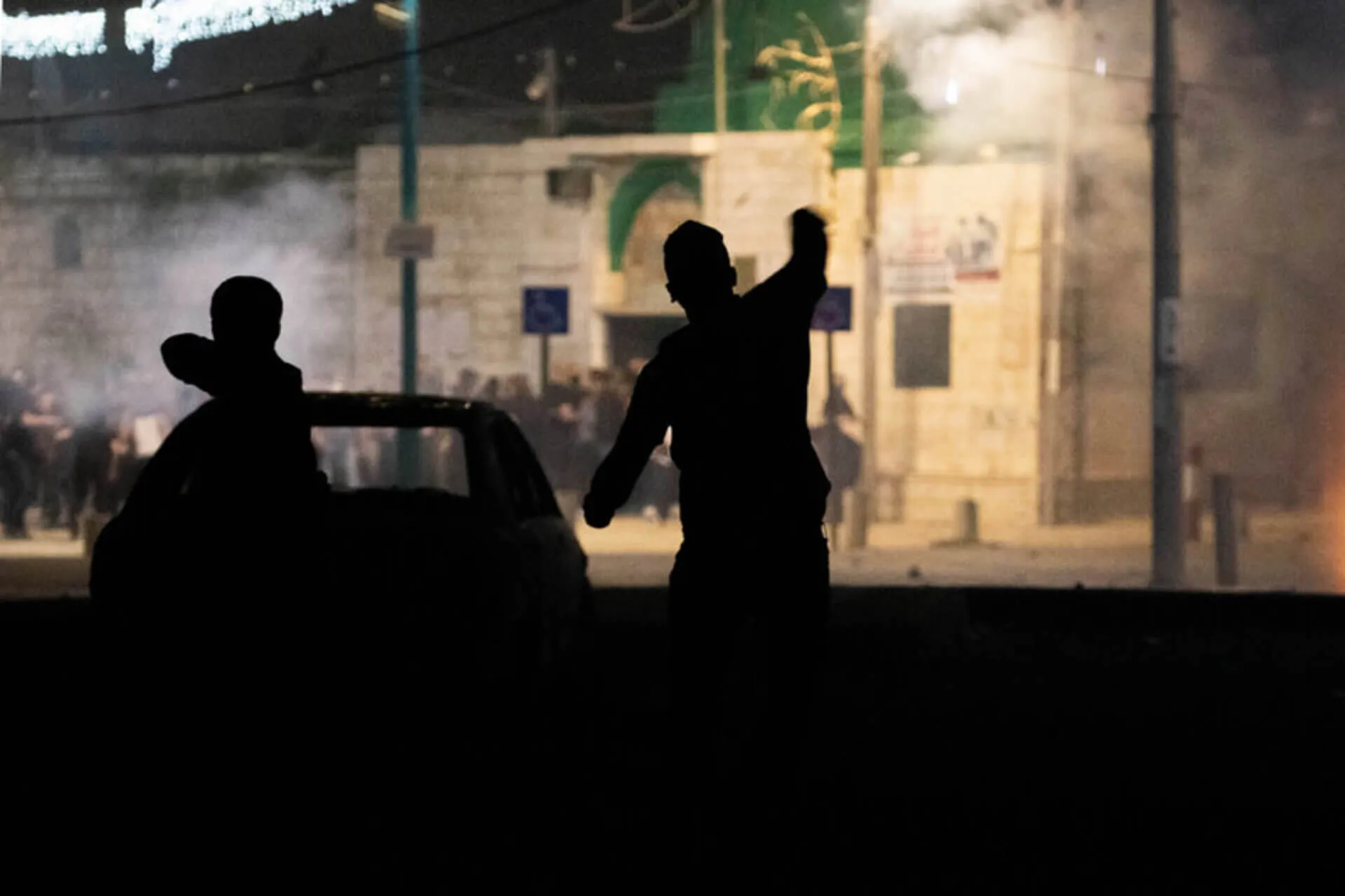 Violent riots in the city of Lod, May 2021. Photo: Reuters
