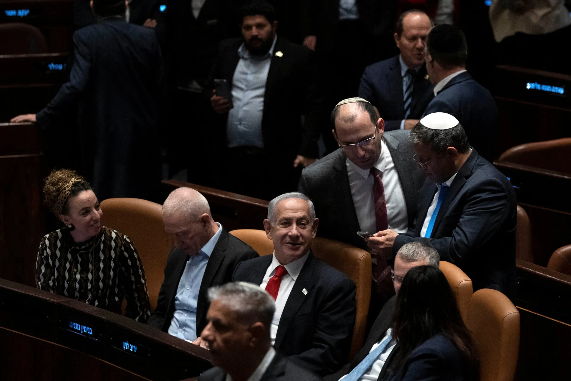 נתניהו אמש במליאת הכנסת. צילום: רויטרס