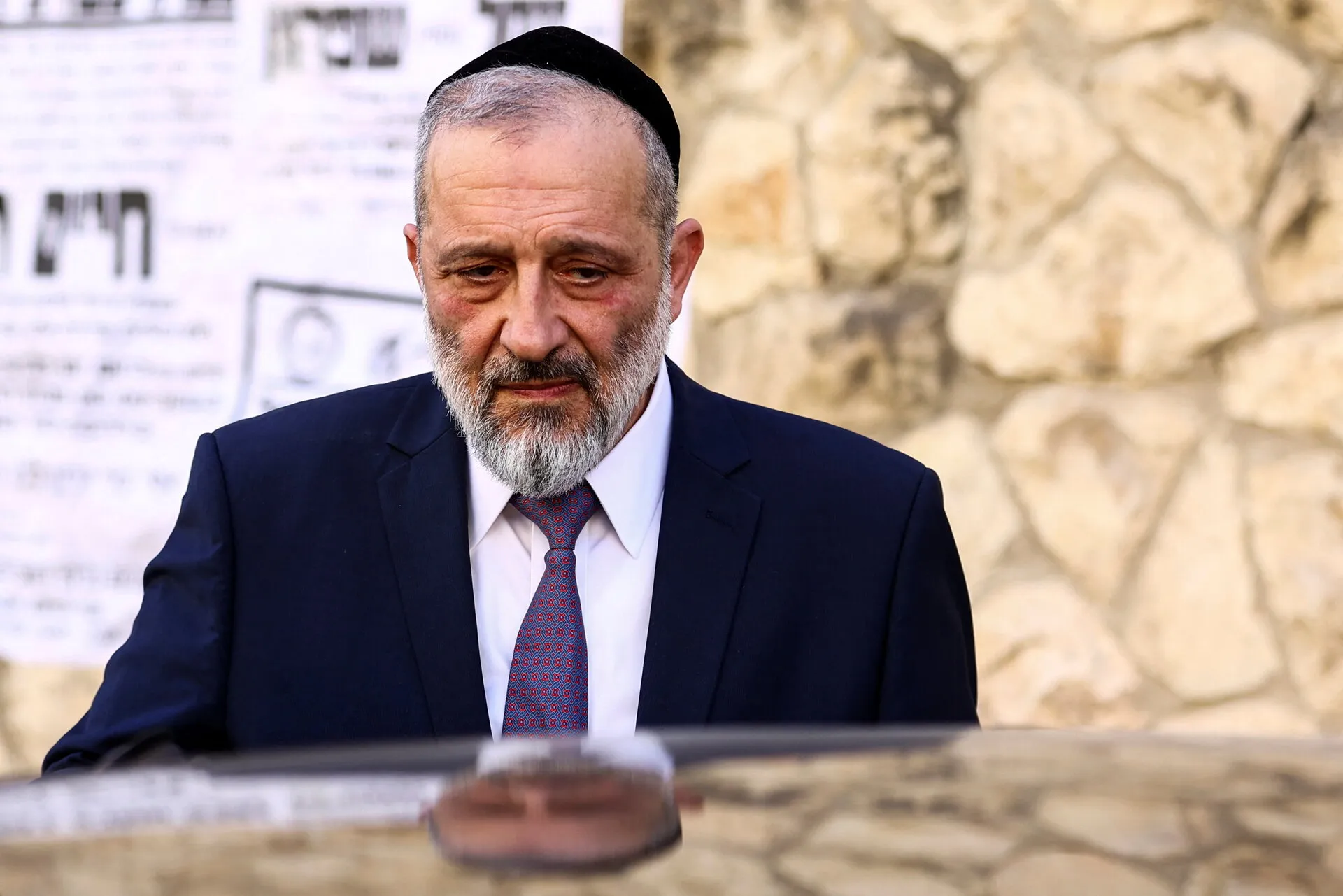 שר הפנים לשעבר ח"כ אריה דרעי. צילום: רויטרס