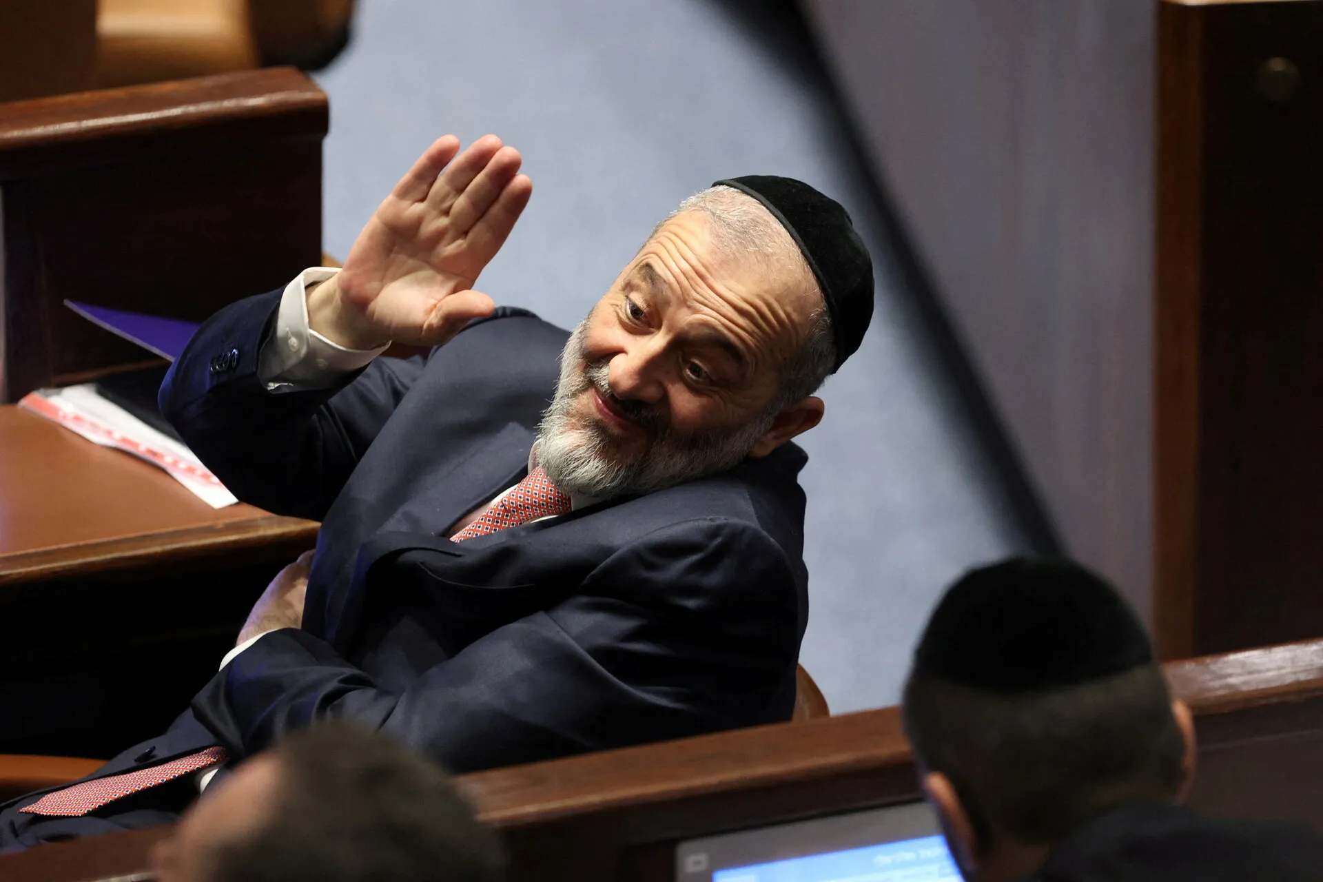 אריה דרעי בכנסת. צילום: רויטרס