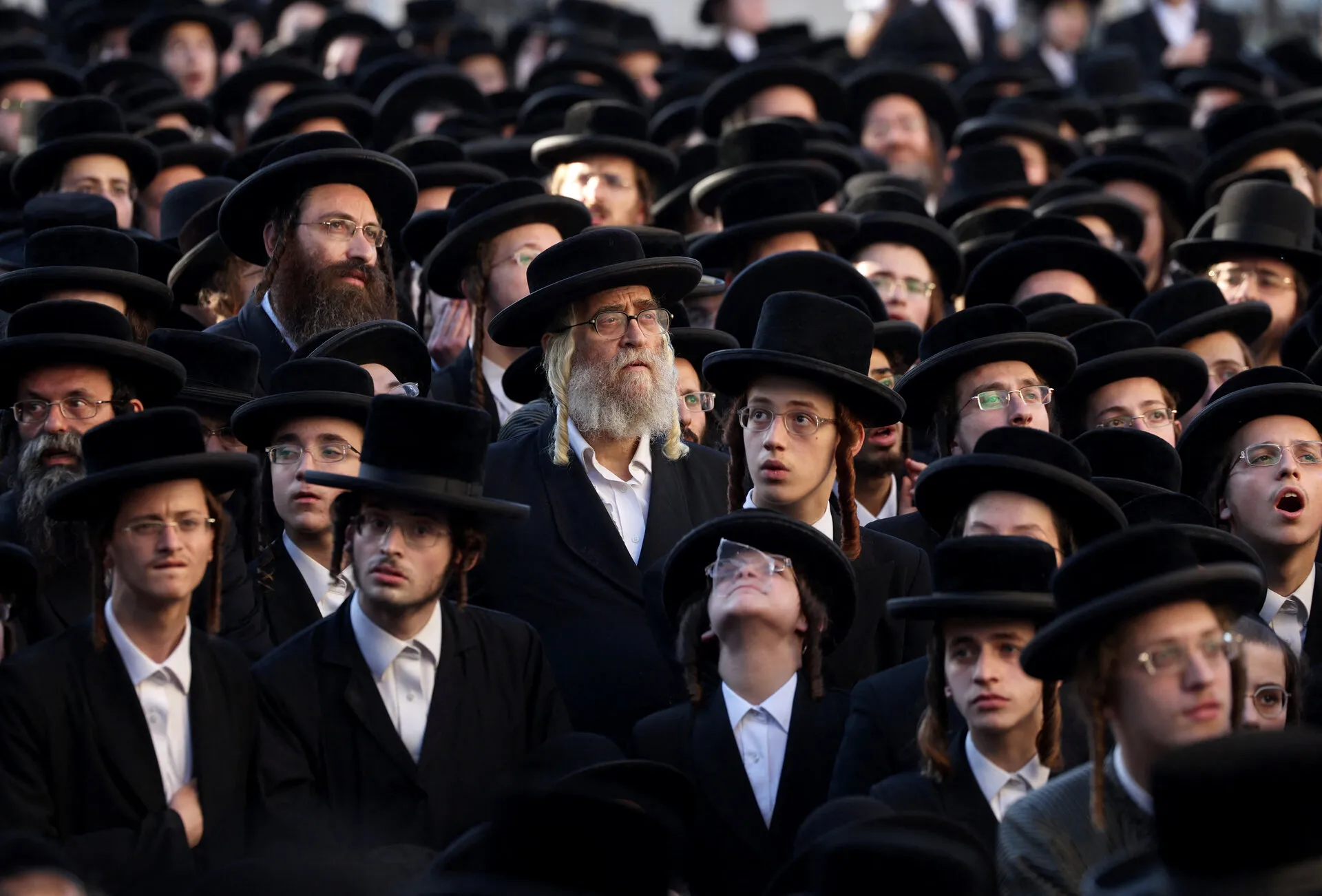 הפגנה נגד חוק הגיוס, השבוע בירושלים. צילום: רויטרס