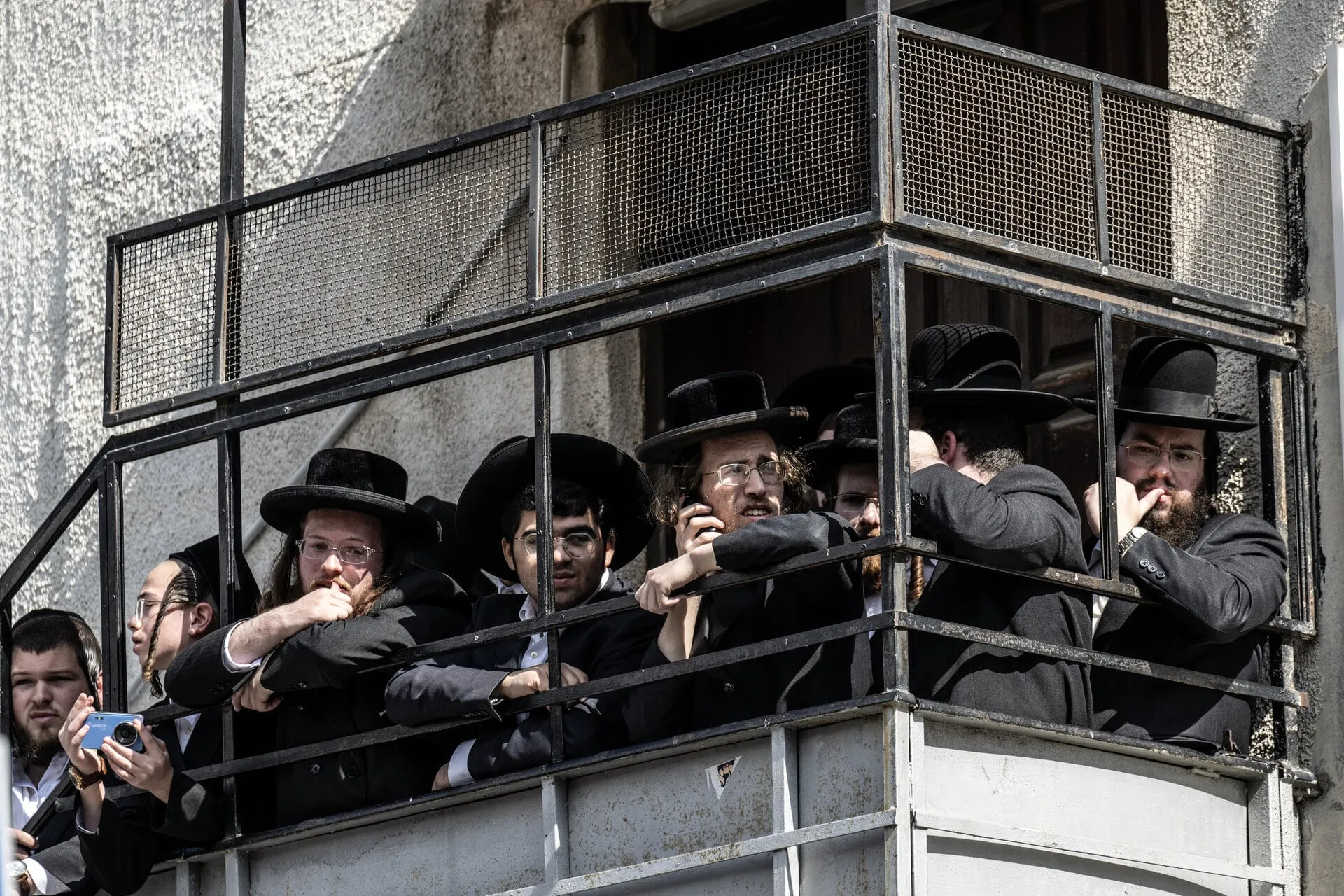 Haredi youths in a demonstration in front of the recruiting office in Jerusalem last week. Those photographed are not related to the article. Photo: Reuters