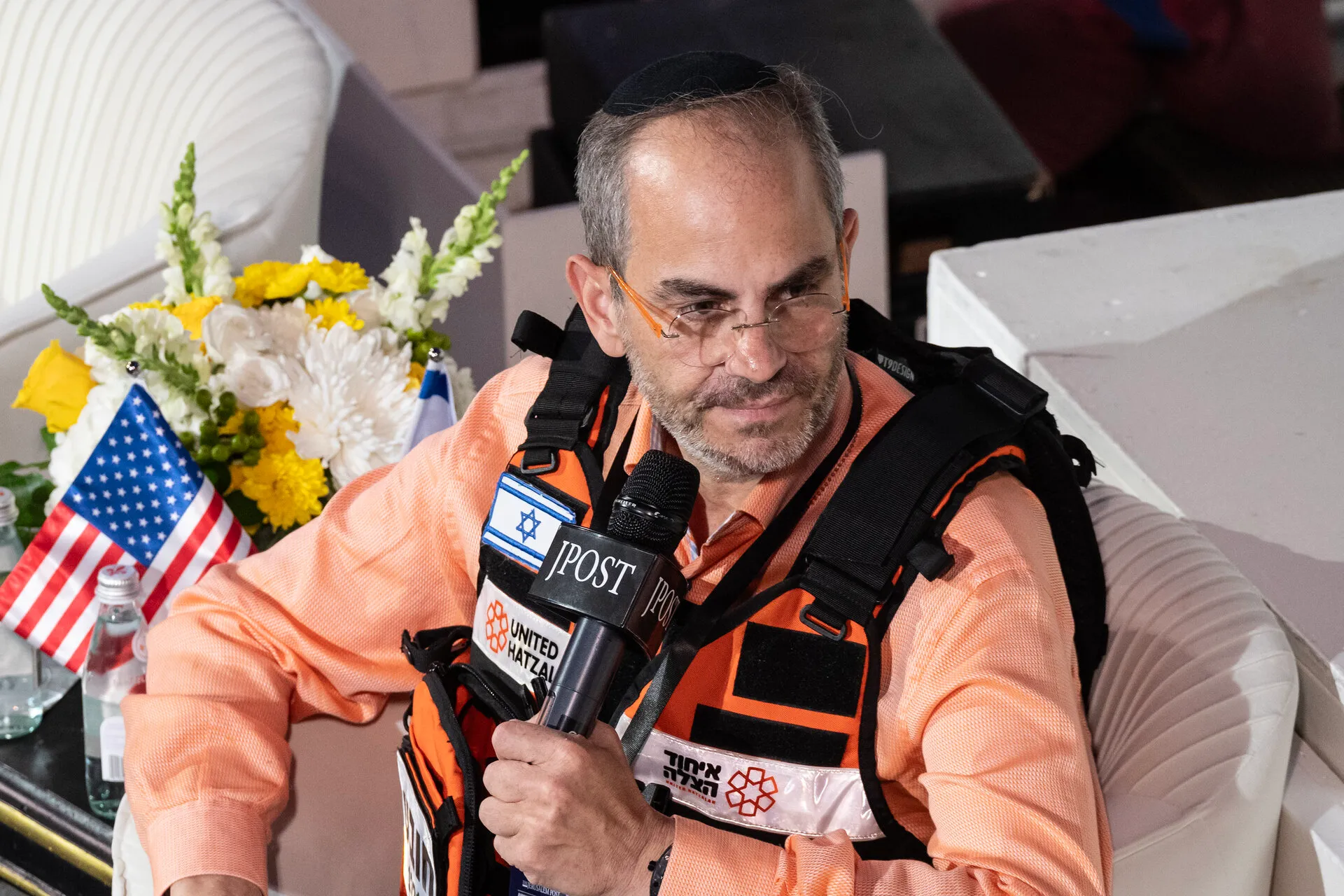 אלי ביר, נשיא איחוד הצלה. צילום: רויטרס