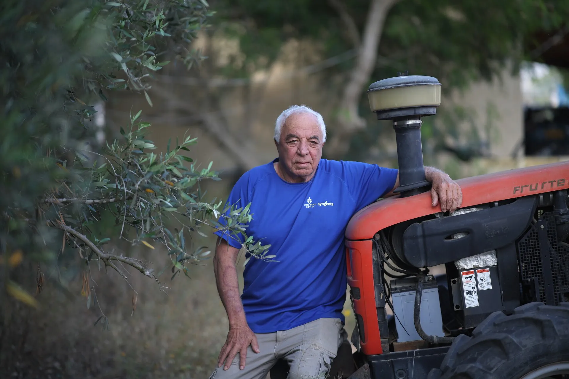 שמעון מגן בתלמי אליהו. צילום: אילן אסייג