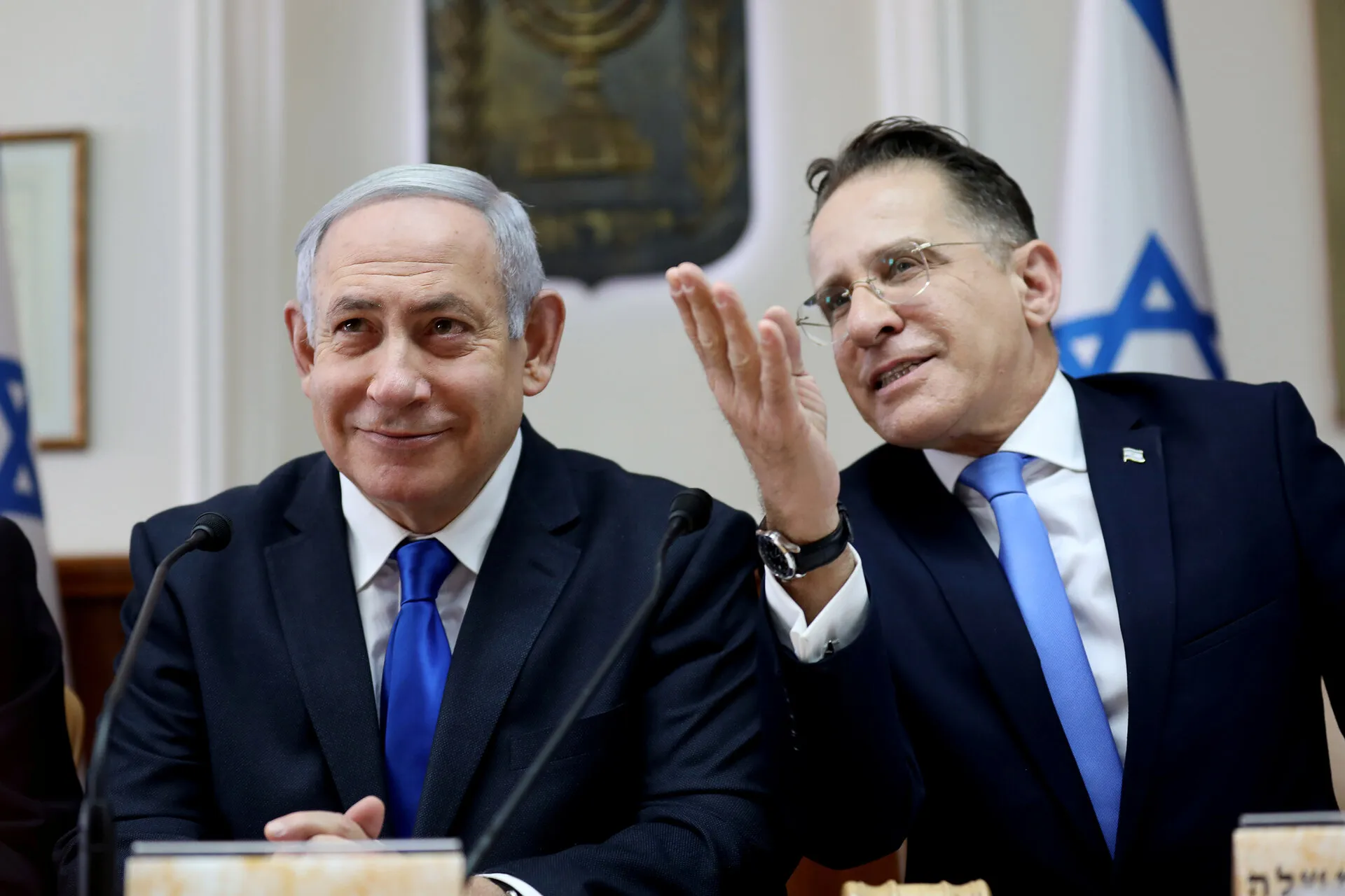 ראש הסגל ברוורמן עם רה"מ נתניהו. צילום: רויטרס
