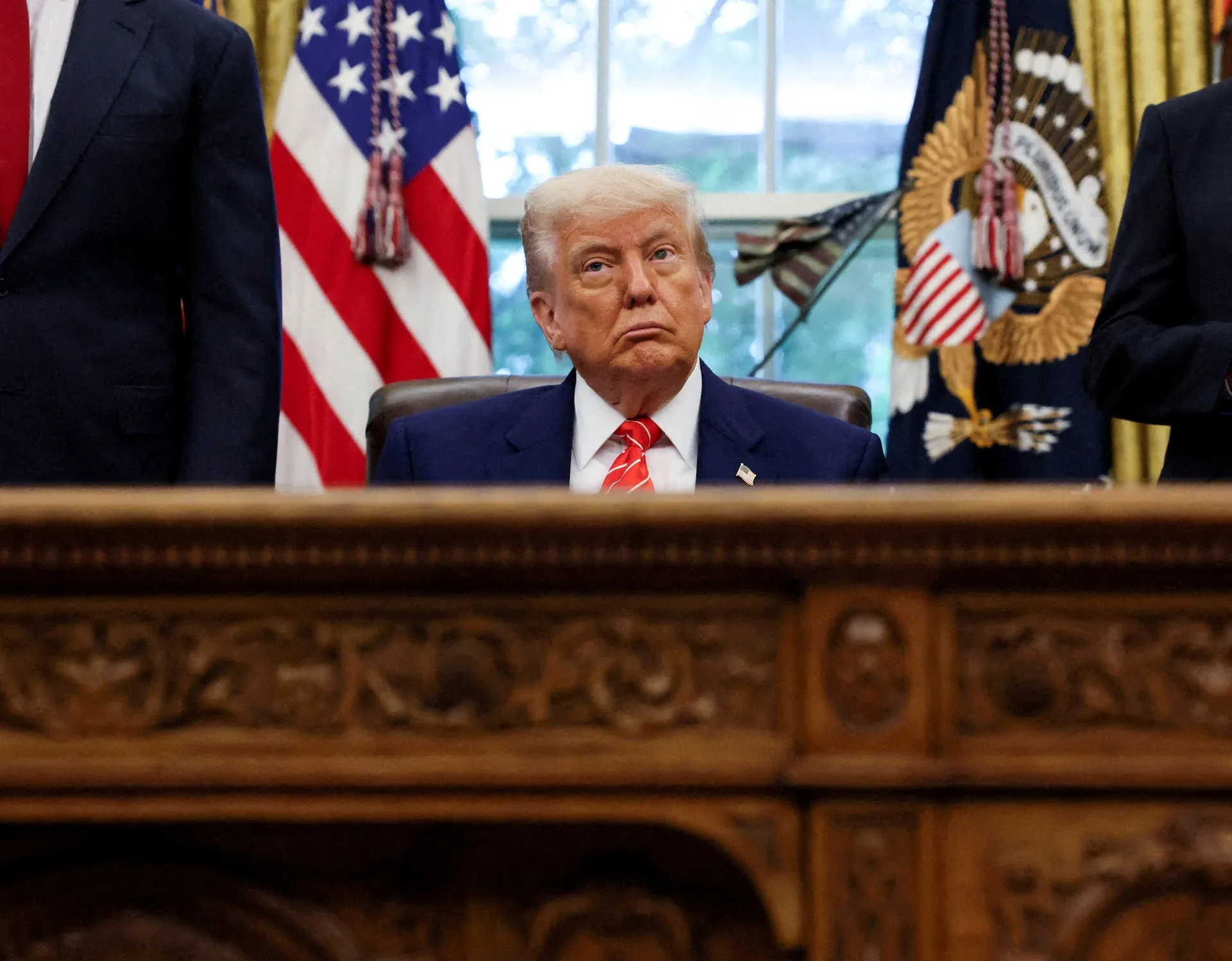 President Trump. Photo: Reuters. Infographic: Noam Tamari