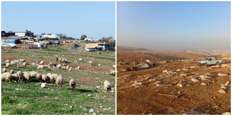 הכפר הבדואי שננטש: "אנשי המאחז הלכו בין הבתים, קיללו והפחידו את הילדים"