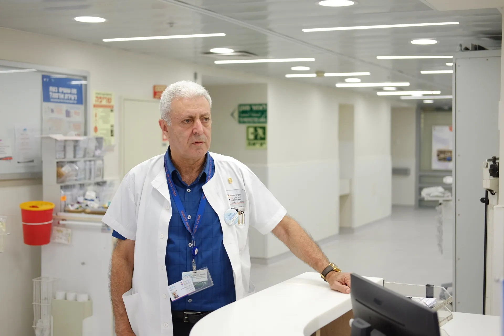 פרופ' ריימונד פרח, מנהל מחלקה פנימית ב' בבית החולים זיו. צילום: חיים ריבלין