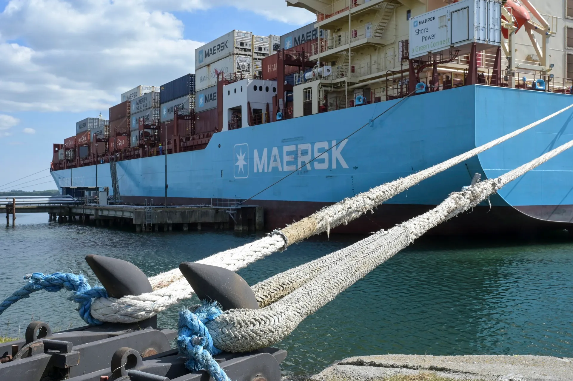 A Maersk ship in Denmark. Photo: Reuters