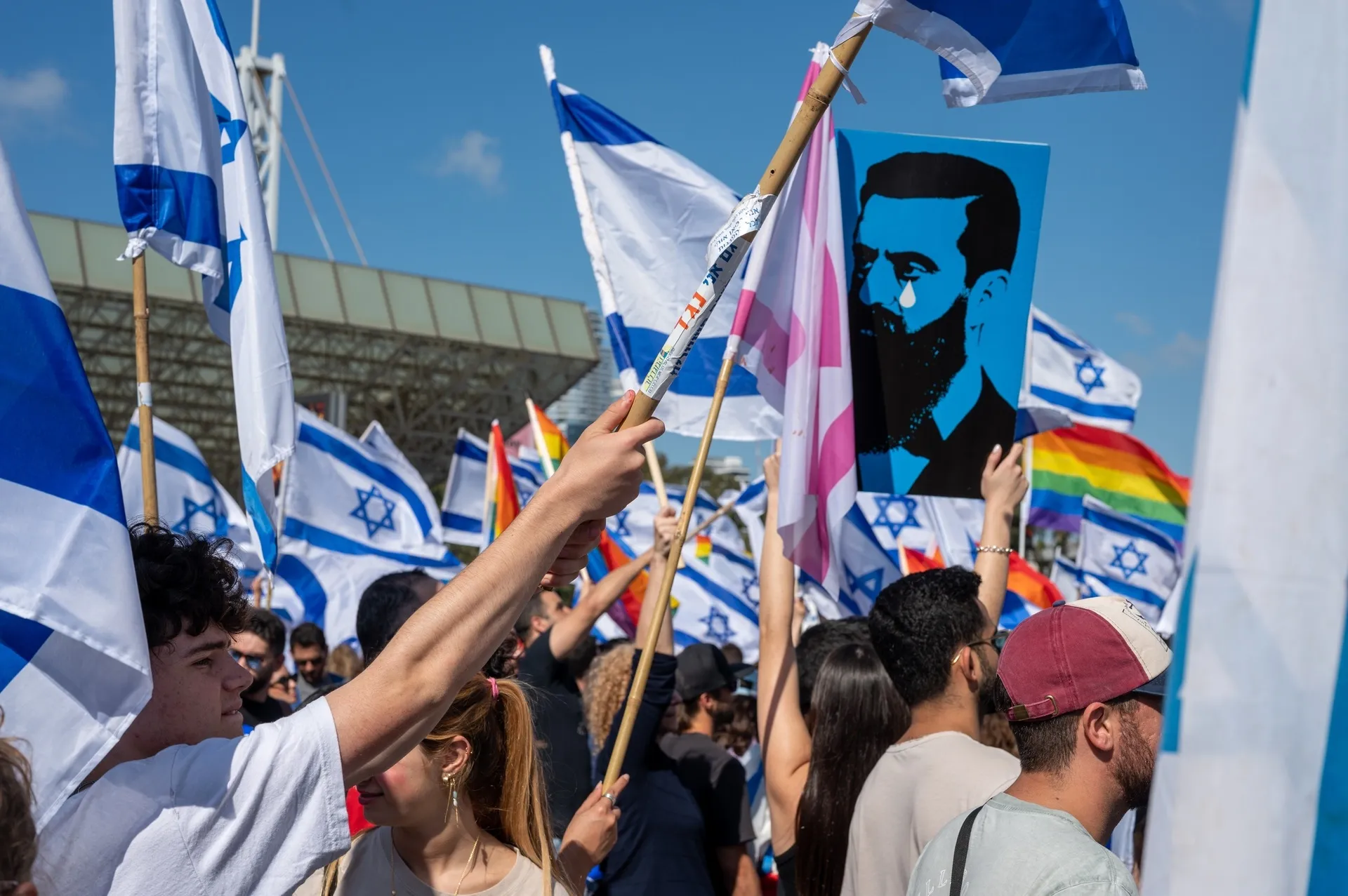 הפגנה נגד ההפיכה המשטרית, מרץ 2023. צילום: שאטרסטוק