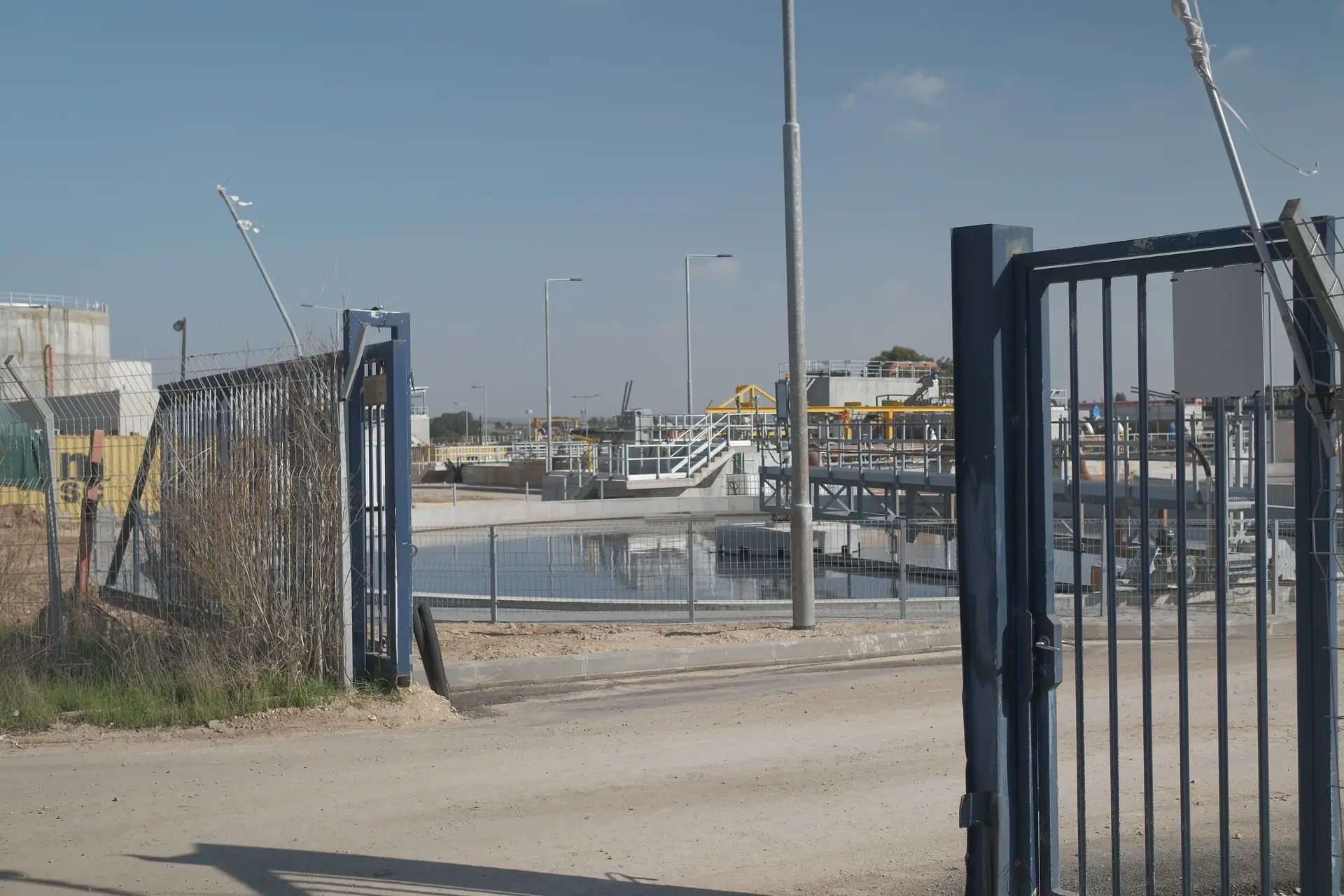 הכניסה למט"ש שדרות-שער הנגב. צילום: חיים ריבלין