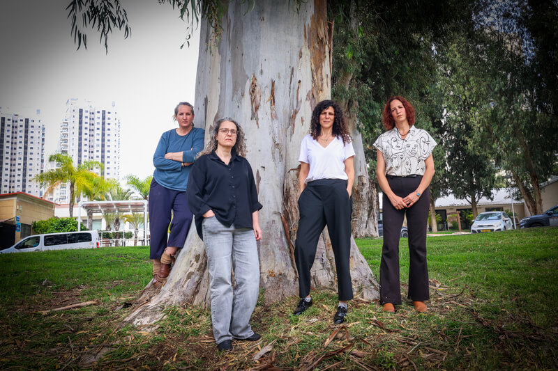 From left to right: Dr. Daphna Armon, Dr. Sharon Levy, Dr. Inbal Brenner and social worker Tanya Oren-Chipman