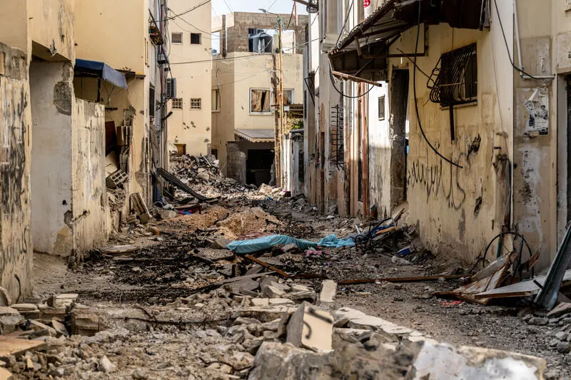 Destruction in Jenin, February 2025. Photo: Reuters