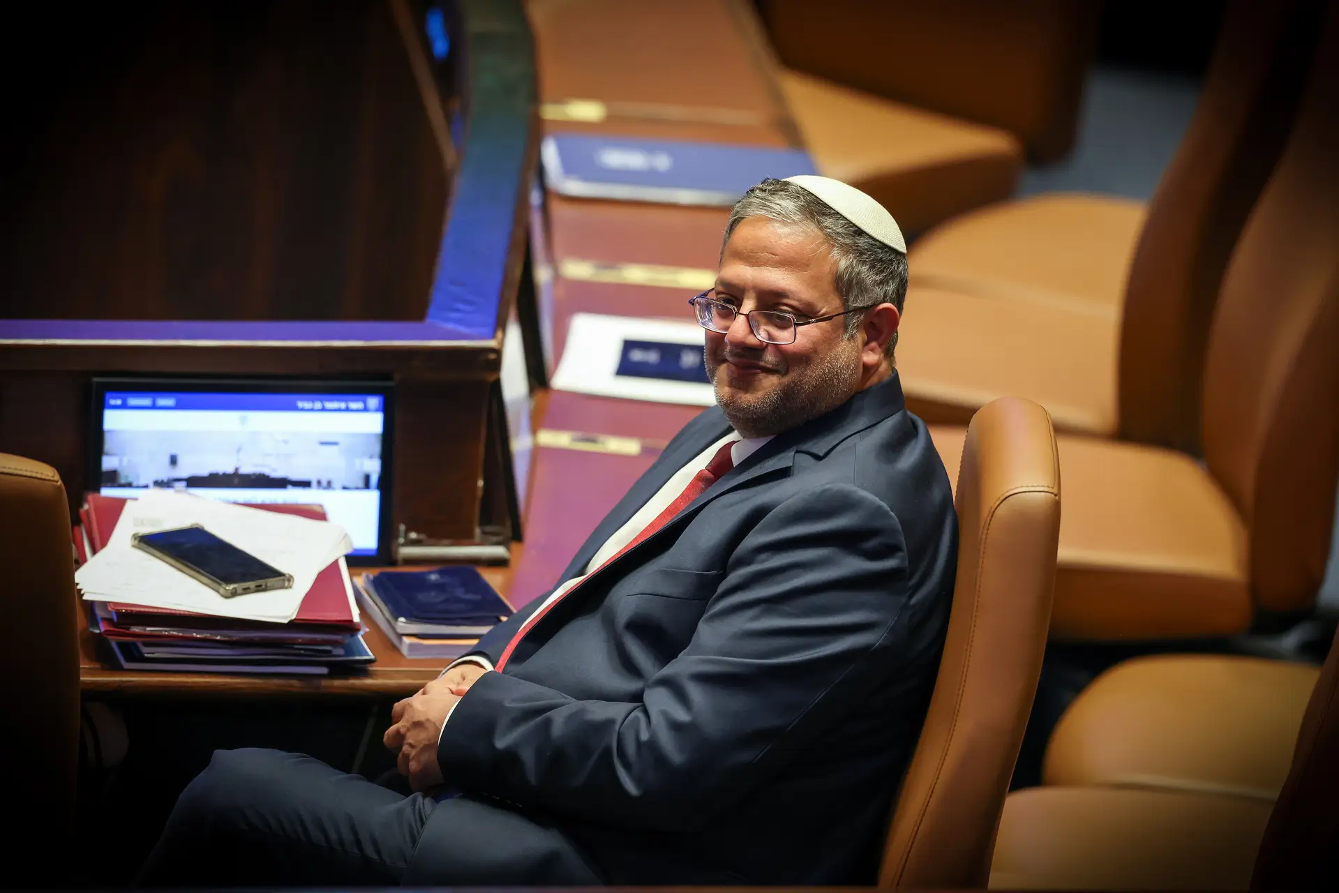 השר לביטחון לאומי בן גביר. צילום: נועם מושקוביץ, דוברות הכנסת