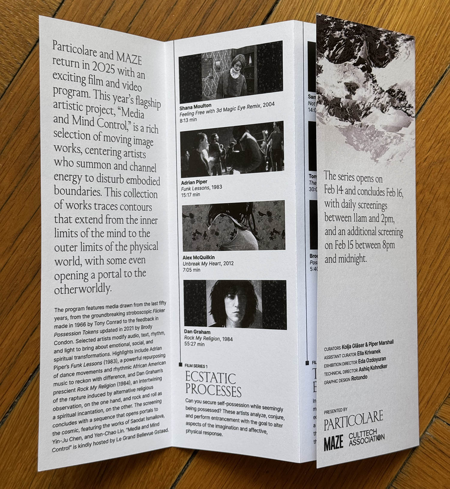 Media and Mind Control curated by Kolja Glaeser and Piper Marshall