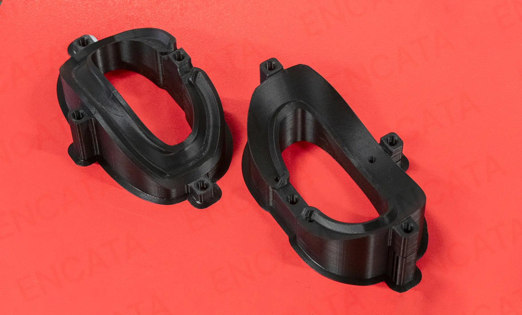 Silicone face mask prototypes for XR headset with magnetic mounting system